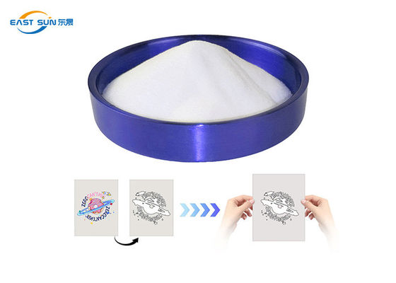 Dobra cena 80-200 mikronów 1 kg Biały DTF Cienkie PU Glue Powder 20 kg Hot Press Powder w Internecie