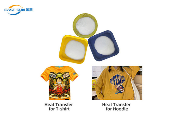 Good price 80 Micron DTF Hot Melt Transfer Powder Miękki proszek Tpu Poliuretan w Internecie